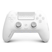 Control Inal&aacute;mbrico SCUF Omega White para PlayStation 5 y PC, TMR, 4 Paletas Traseras, Gatillos Ajustables, Bluetooth y USB-C &ndash; SCUF Omega White