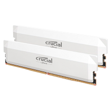 Memoria RAM Crucial Pro 64GB (2&times;32GB), DDR5, 6000 MHz, CL40, UDIMM, Blanco &ndash; CP2K32G60C40U5W