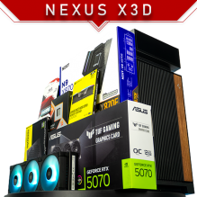 PC Gamer Nexus X3D | AMD Ryzen 9 9900X3D | RTX 5070 12GB | 32GB DDR5 5200MHz RGB | SSD NVMe 1TB 6000MB/s | AIO 360mm | 4 Ventiladores ARGB