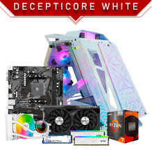 PC Gamer Decepticore White | AMD Ryzen 7 5700G | Nvidia RTX 4060 8GB | RAM 16GB DDR4 3200Mhz | 1TB M.2 | 4 Ventiladores RGB
