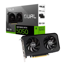 Tarjeta de video Asus NVIDIA GeForce RTX 5050 Dual, 8GB GDDR6, 128-bit, PCI Express 5.0 – DUAL-RTX5050-8G