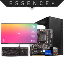 PC Essence + | Ryzen 3 3200G | 8 GB 3200 MHz | SSD 480 GB | Gr&aacute;ficos integrados | Monitor | Teclado y Mouse