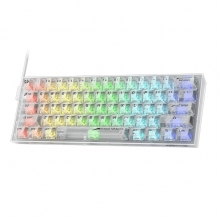 Teclado Gamer Mecanico Redragon Fizz RGB, Switches Red, Alámbrico, Iluminación LED RGB, Inglés - K617CT-RGB