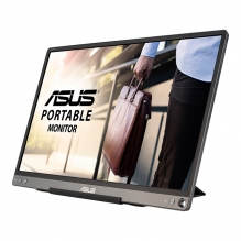 Monitor Portatil Asus ZenScreen MB16ACE, 15.6", Full HD (1920 x 1080), 5ms, IPS, USB-C, Sin Parpadeom Filtro de Luz Azul, Superficie Antirreflejo - MB16ACE