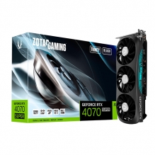 Tarjeta de video Nvidia Zotac GeForce RTX 4070 Super Trinity Black, DLSS 3, RAY TRACING, REFLEX, STUDIO, 12GB GDDR6X - ZT-D40720D-10P