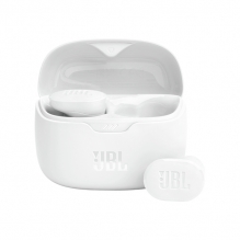 Audifonos JBL Tune Buds Blancos, Bluetooth 5.3, Cancelación de Ruido, 48 Horas, 4 Micrófonos, Resistente a Agua y Polvo IP54 - JBLTBUDSWHTAM 