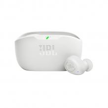 Audifonos JBL Vibe Buds Blancos, Bluetooth 5.2, Deep Bass, 32 Horas, Micrófono, Resistente a Agua y Polvo IP54 - JBLVBUDSWHTAM 