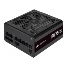 Fuente de Poder Corsair RM750x, 750w, Negro, 80 Plus Gold, Full Modular - CP-9020199-NA