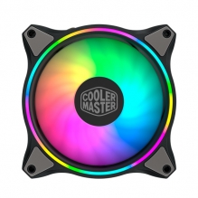 Ventilador Cooler Master MasterFan MF120 Halo, ARGB, Negro, 650-1800 RPM - MFL-B2DN-18NPA-R1