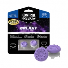 KontrolFreek - Galaxy - para Ps4 y Ps5 | Performance Thumbsticks | 2 Alturas elevadas, Versátil | Morado