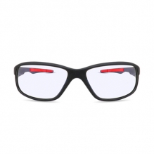 Lentes Antiradiacion Gamer para PC BRobotix, Negro/Rojo, Mica Translúcida - 6000274     