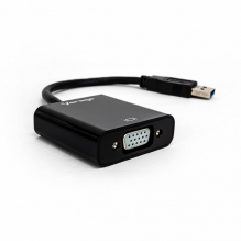 Adaptador Vorago ADP-200, USB a VGA, Compatible con USB 2.0 y 3.0, Full HD - ADP-200