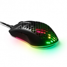 Mouse Steelseries Aerox 3, Negro , Alámbrico, Ultra Ligero, 8,500 DPI Óptico, Proteccion Contra el Agua IP54 - Aerox-3