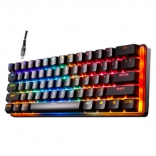 Teclado Gamer Mecanico Steelseries Apex Pro Mini, Switches OmniPoint 2,0, Switches Magneticos, Alámbrico, Iluminación LED RGB, Inglés - Apex-Pro-Mini