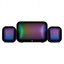 Bocinas Vorago SPK-255, 2.1 Canales, Subwoofer 10W, RGB, USB, Salida 3.5mm, Sonido Estereo - SPK-255