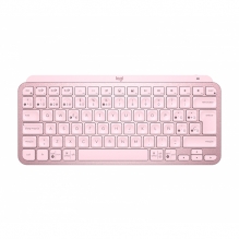 Teclado Logitech MX Keys Mini, Español, Inalámbrico, Rosado - 920-010478