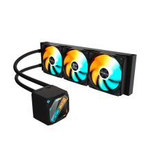 Enfriamiento Líquido GIGABYTE GME 360 ARGB, 360 mm, Negro – GP-GIGABYTE GME 360