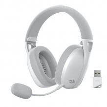 Diadema Gamer Redragon Ire Pro H848 Gris/Blanco | Edición Especial Mobile Legends |  Alámbricos | Inalámbricos | Stereo  USB | BT | PC | PS5 | Teléfono - H848MLWG 