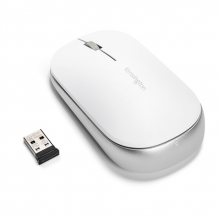 Mouse Inal&aacute;mbrico Kensington SureTrack Dual, Bluetooth 5.0, 2.4 GHz, 4000 DPI, 3 Botones, Ambidiestro, Blanco &ndash; K75353WW