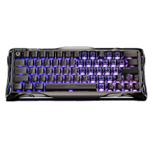 Teclado Gamer GravaStar Mercury V60 Pro Deluxe Edition, 60%, Hall Effect Magnetic Switch, GunMetal – GS V60 PRO_XTAL_BLK