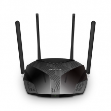 Router Mercusys MR80X Wi-Fi 6 AX3000, Doble Banda, Quad-Core, 4 Antenas, Gigabit - MR80X 
