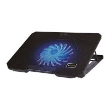Base Enfriadora Naceb NA-637 para Laptop de hasta 17", 1 Ventilador 140 mm, 84.7 CFM, 2&times; USB, Altura Ajustable &ndash; NA-637