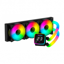 Enfriamiento Líquido Ocelot Gaming OEL360, 360 mm, ARGB, Negro