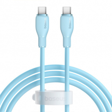 Cable de Carga Baseus USB-C a USB-C, 100W, 5A, 1.2 m, Azul – P10355702311-B1