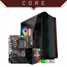 PC Gamer Core | AMD Ryzen 5 5600G | 16GB 3200Mhz | 500GB M.2 | 4 Ventiladores
