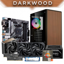 PC Gamer DarkWood | Ryzen 7 5700X | RTX 5060 8GB | 16GB DDR4 | 1TB NVMe | B550M | 650W Gold 