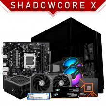 PC Gamer ShadowCore X | AMD Ryzen 5 7600 | Nvidia RTX 5050 8GB | RAM 16GB DDR5 | 1TB M.2 | 3 Ventiladores RGB