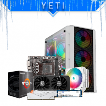 PC Gamer Yeti | AMD Ryzen 5 5500 | Nvidia RTX 4060 8GB | 16GB 3200Mhz | 500GB NVMe M.2 | 3 Ventiladores RGB