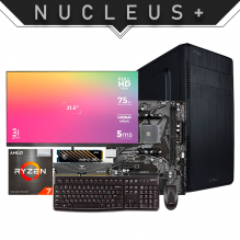 PC Nucleus + | Ryzen 7 5700G | 8 GB 3200 MHz | SSD M.2 500 GB | Gr&aacute;ficos integrados | Monitor | Teclado y Mouse