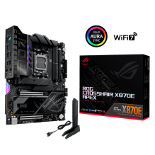 Tarjeta Madre ASUS ROG Crosshair X870E Apex, AM5, AMD X870E, DDR5, PCIe 5.0, 5&times; M.2, Wi-Fi 7, ATX &ndash; ROG CROSSHAIR X870E APEX