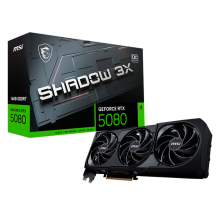 Tarjeta de Video Nvidia GeForce RTX 5080 16GB GDDR7 SHADOW 3X OC, PCI Express 5.0 – RTX5080-SHADOW-3X-OC