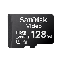 Memoria MicroSD SanDisk High Endurance, 128GB, UHS-I U1, Clase 10, hasta 100 MB/s, para videovigilancia 24/7 &ndash; SDSDQAS4-128G-BP