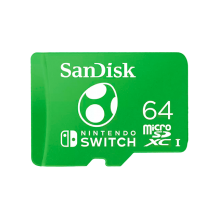 Memoria MicroSDXC SanDisk 64GB UHS-I, Para Nintendo Switch - SDSQXAO-064G-GN6ZN