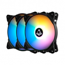 Ventiladores Munfrost Solar Wind Rainbowforce KIT FN-12 RGB, 120mm, ARGB, MFVKSW1B