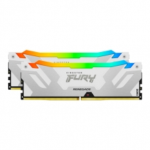 Memoria RAM Kingston Fury Renegade RGB White 32GB DDR5 2x16GB 7600Mhz - KF576C38RWAK2-32