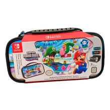 Estuche de Viaje Deluxe, Game Traveler Super Mario Bros Wonder para Nintendo Switch, Protecci&oacute;n R&iacute;gida, Edici&oacute;n Especial - NSCS0410-01