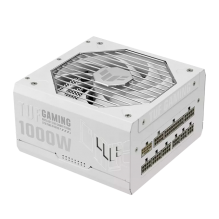 Fuente de Poder ASUS TUF Gaming 1000G White, 1000W, 80 Plus Gold, ATX 3.1, PCIe 5.0, modular &ndash; TUF-GAMING-1000G WHITE