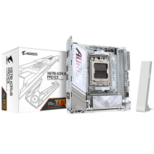 Tarjeta Madre Gigabyte X870I AORUS Pro Ice, AM5, DDR5, PCIe 5.0, 2× M.2, Mini-ITX – X870I AORUS Pro Ice