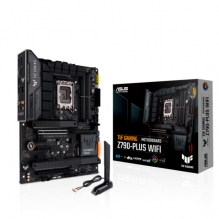 Tarjeta Madre Asus TUF Gaming Z790-Plus WIFI, ATX, 12th, 13th y 14th Gen Intel, LGA1700, DDR5 7200Mhz OC, x4 M.2, Aura Sync, Wi-Fi 6E, Bluetooth 5.3 - 90MB1D80-M0AAY0