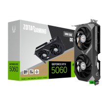 Tarjeta de Video ZOTAC GAMING GeForce RTX 5060, Twin Edge OC, 8GB GDDR7, DLSS 3.5, PCIe 4.0 – ZT-B50600H-10M